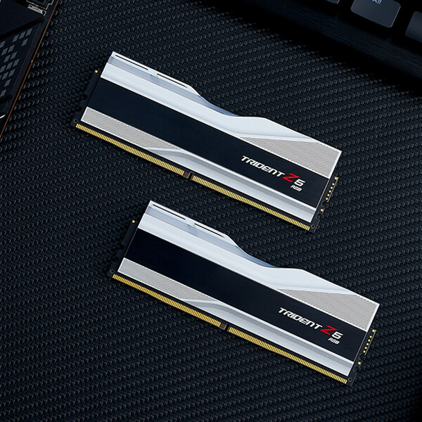G.Skill Trident Z5 RGB 32GB (16GBx2) DDR5 6000MHz RAM (Metallic Silver)